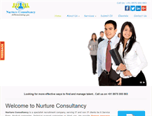 Tablet Screenshot of nurtureconsultancy.com